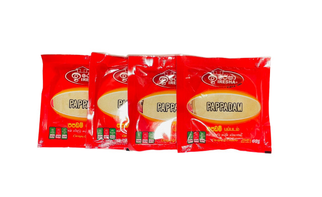 Iresha Pappadam 60g 4pack